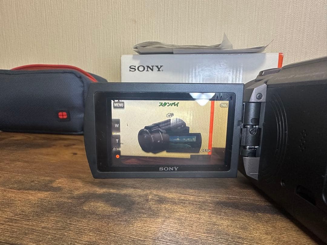 【値下交渉可】SONY 4Kビデオカメラ(FDR-AX40)&外付けマイク