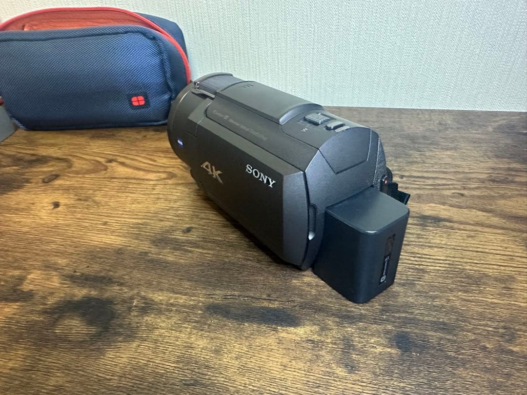 【値下交渉可】SONY 4Kビデオカメラ(FDR-AX40)&外付けマイク
