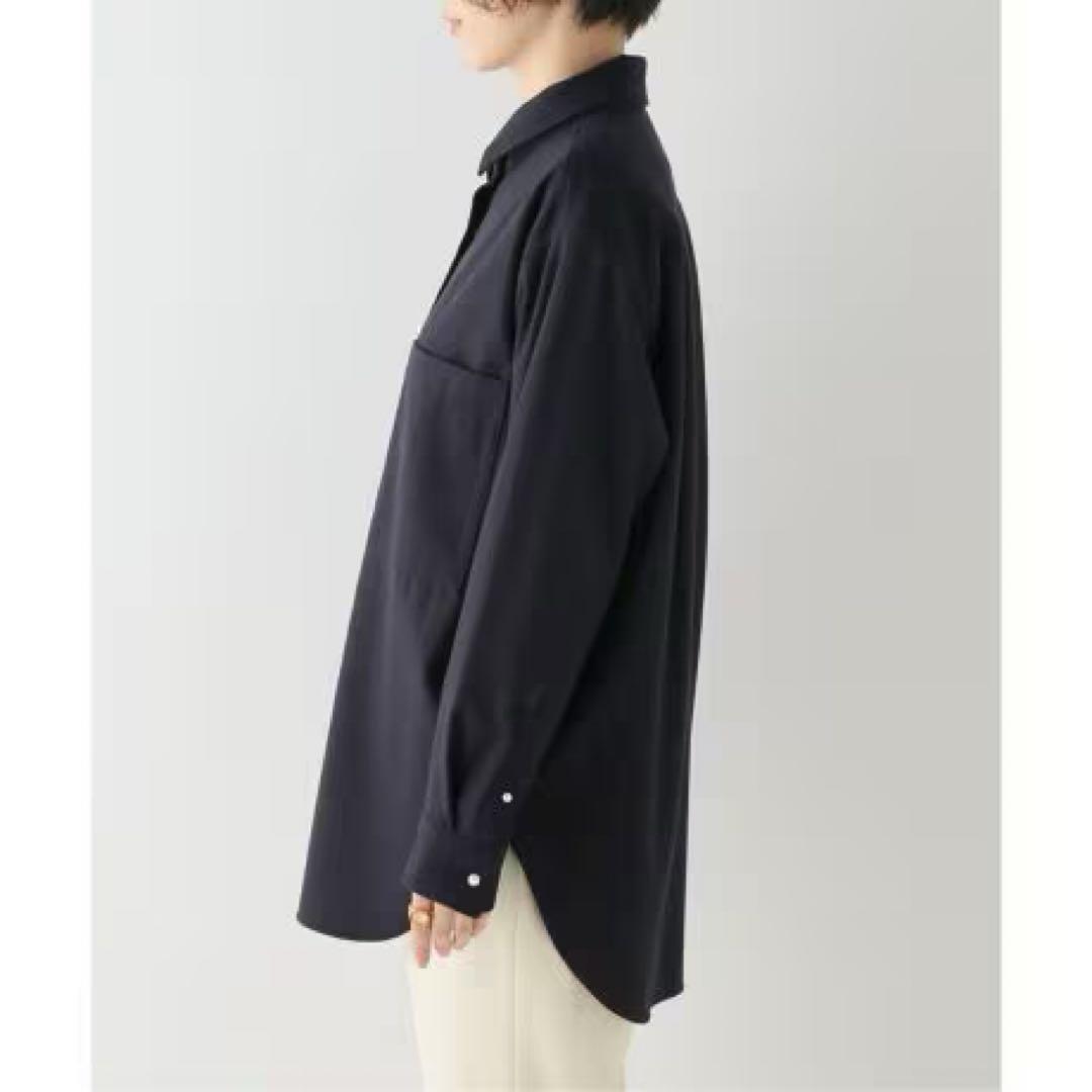 Spick and Span plain clothパールオーバーシャツ