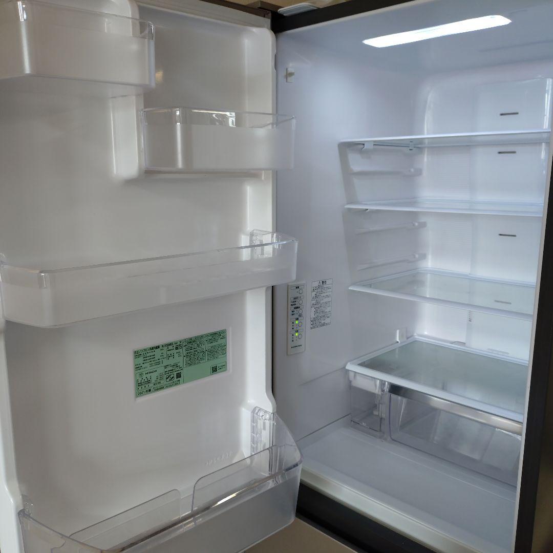 日立HITACHI冷凍冷蔵庫315L左開きR-V32NVL 3ドア自動製氷幅54