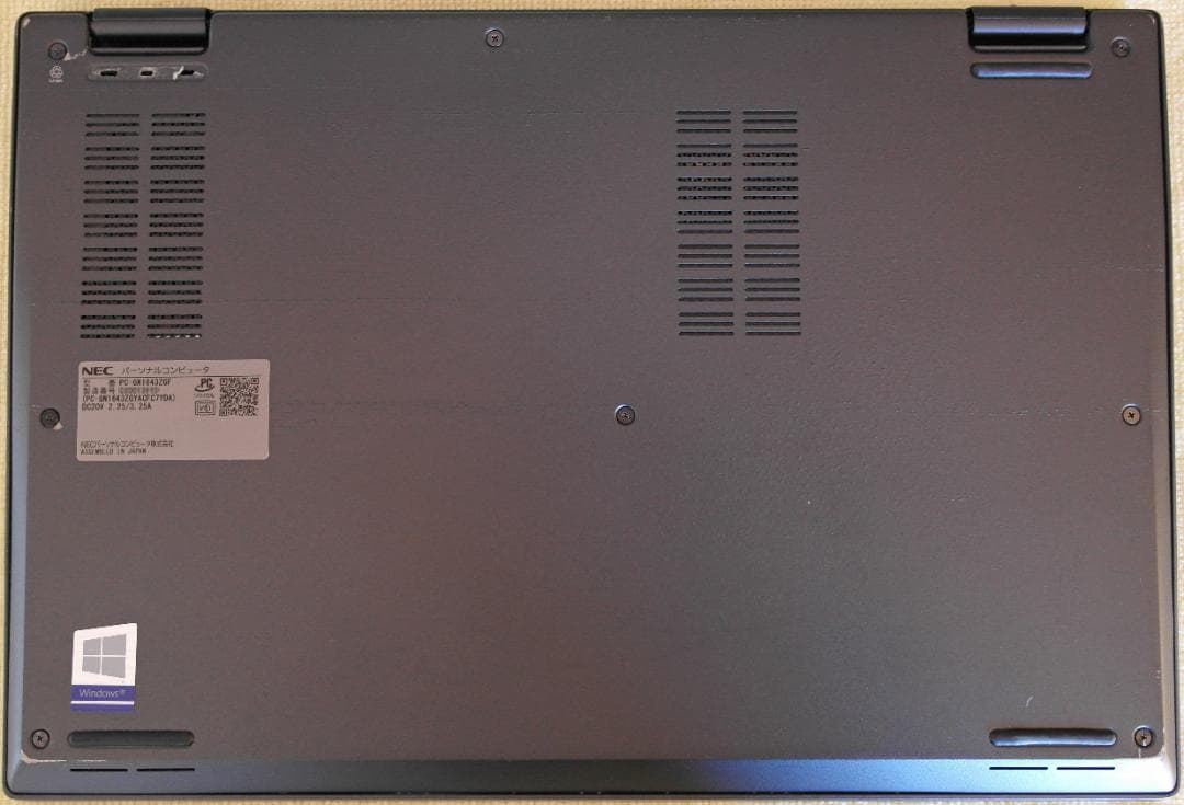 Windowsノート本体 NEC-PC-GN1643ZGF/i5-8265U/8GB/128GB NVMe