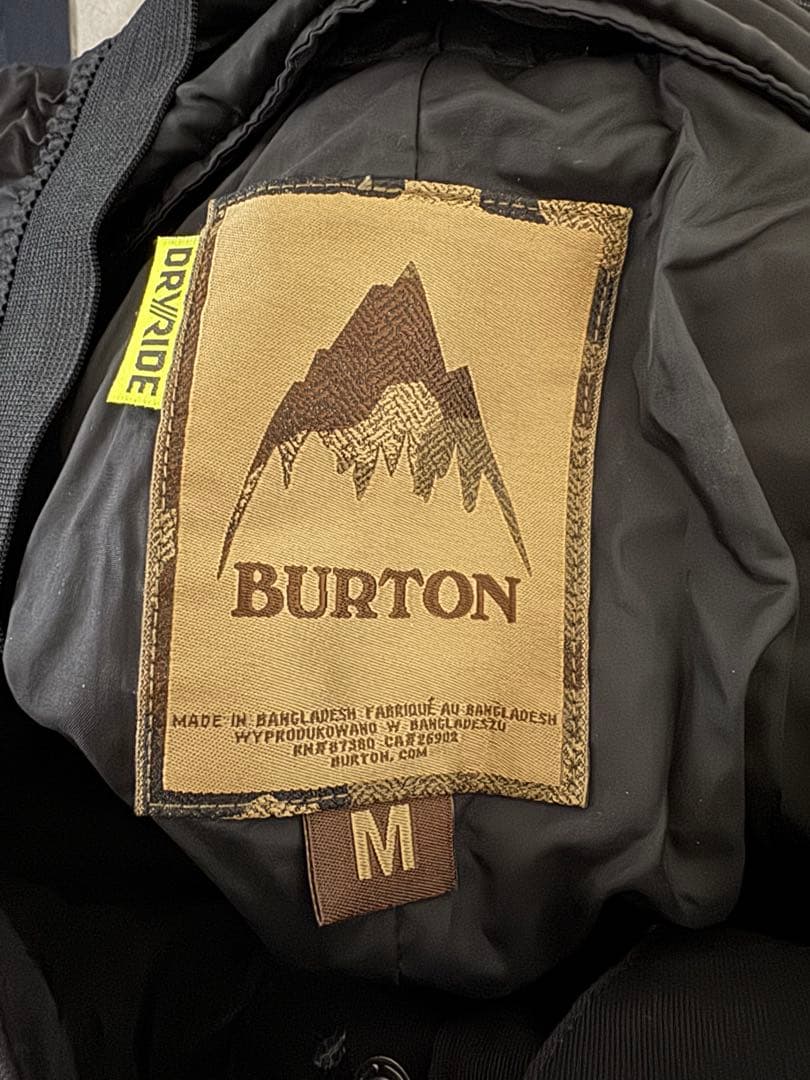 BURTON スノーボード用パンツ ブラックサイズM