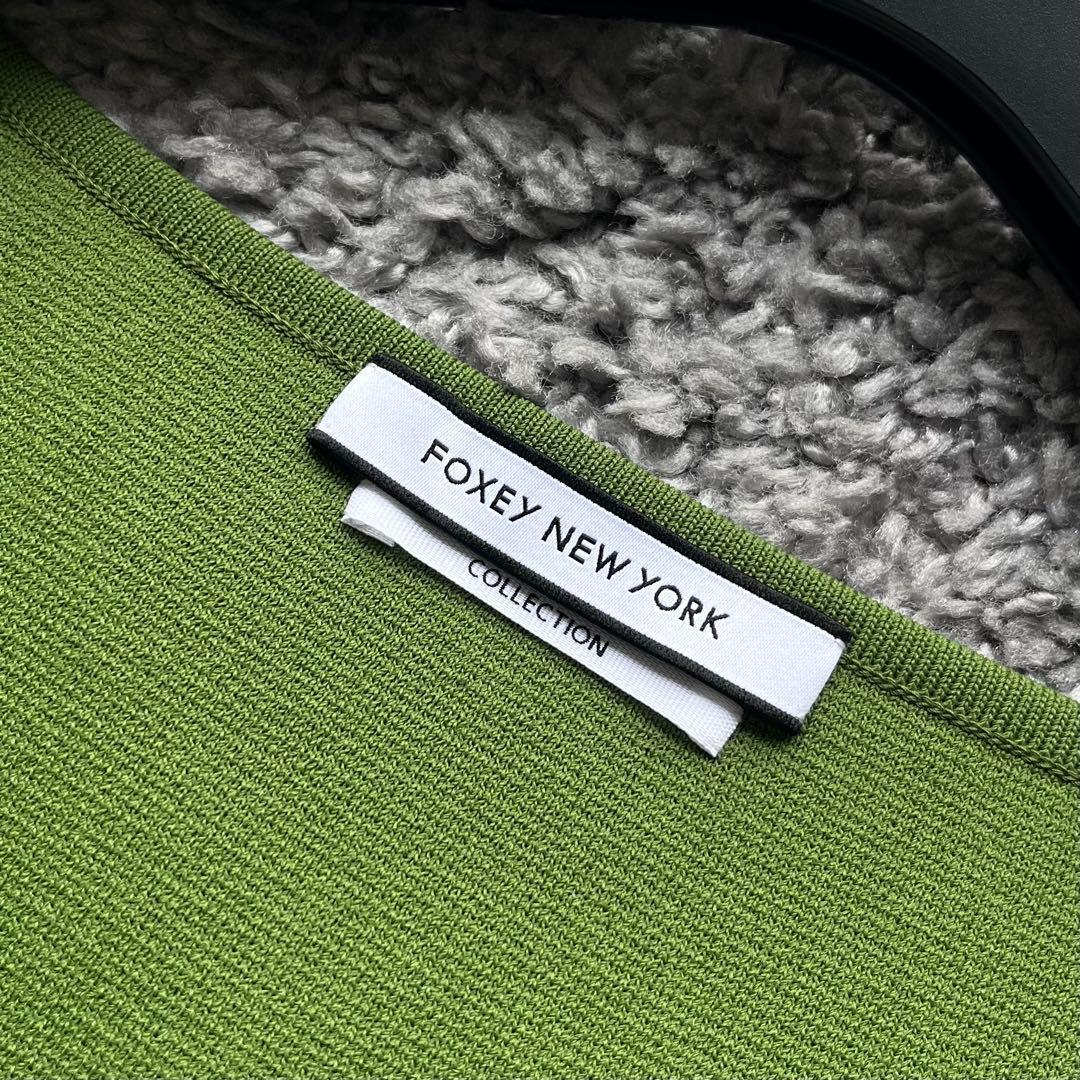 FOXEY NY 40 グリーンティー ニット