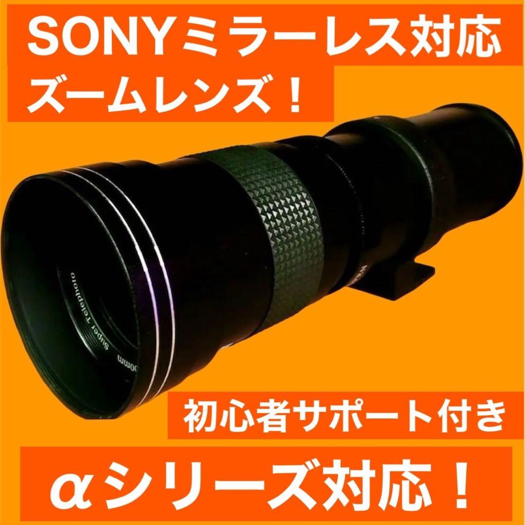 即決OK！即購入OK！SONYミラーレス対応！ズームレンズ！アダプター付き