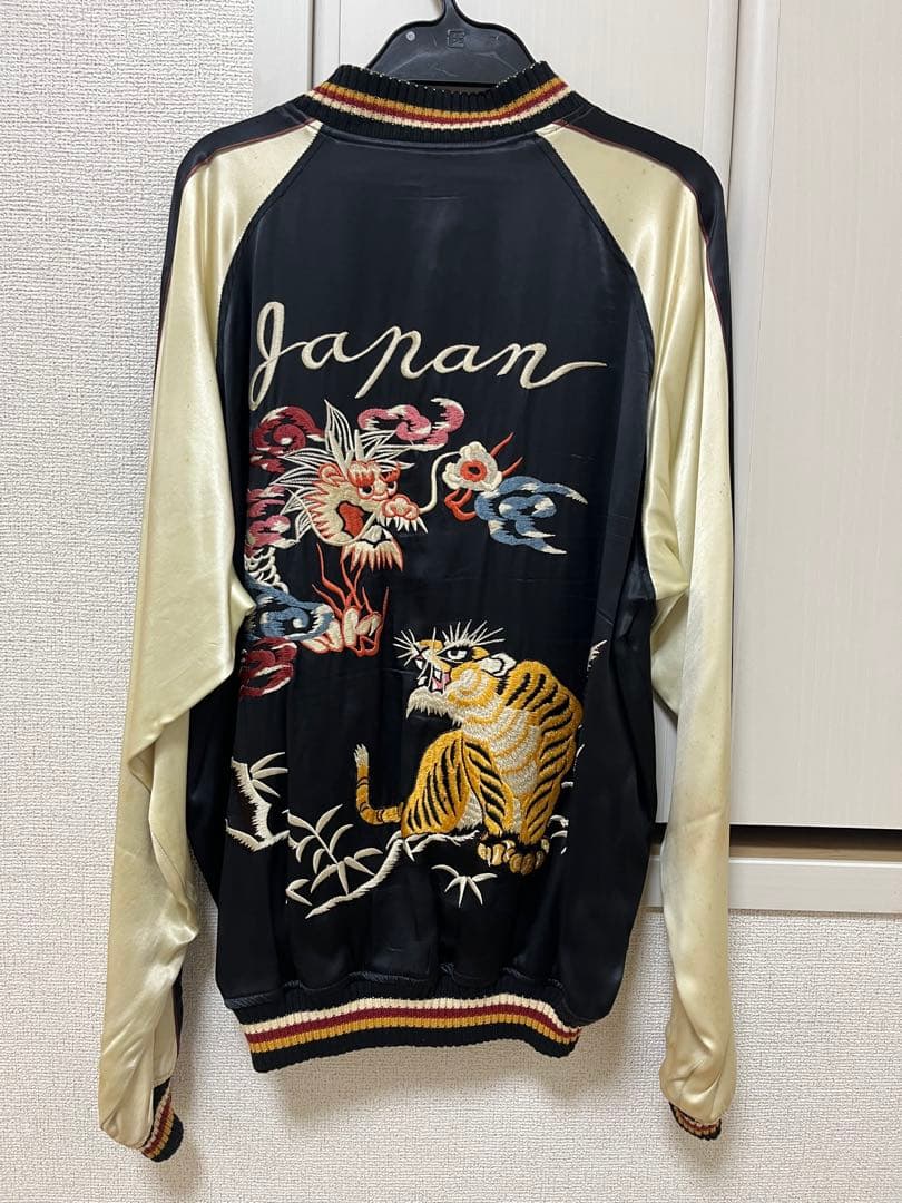 時*音様 THE FLAT HEAD リバーシブルスーベニアジャケット（スカジャ