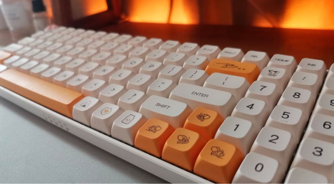  KLUDGE 100配列(RK100)キーボード 茶軸