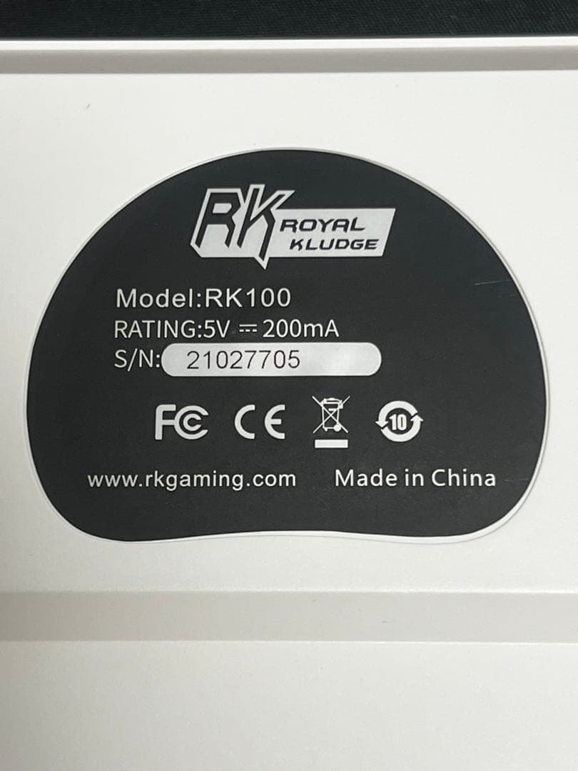  KLUDGE 100配列(RK100)キーボード 茶軸