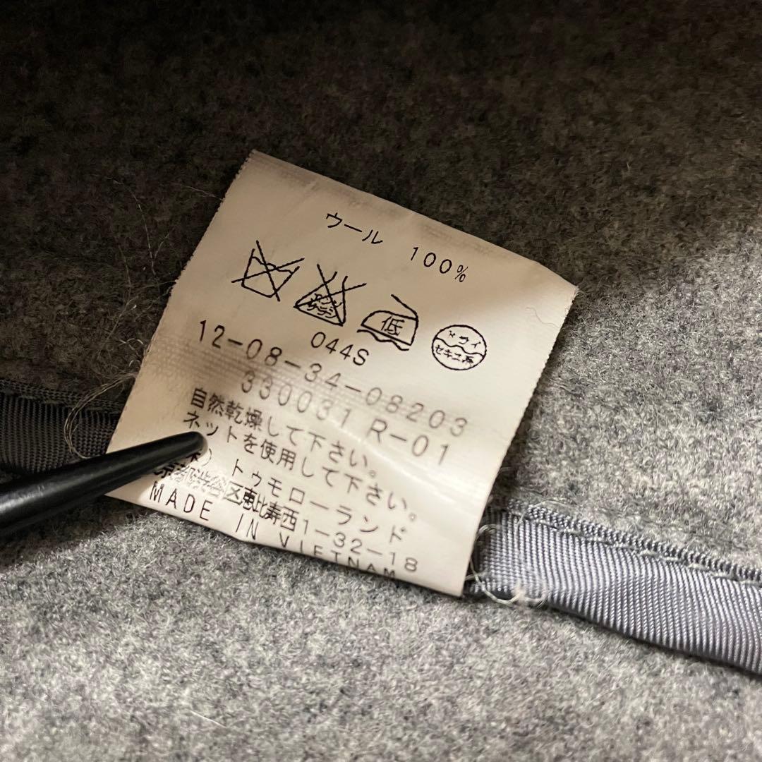 MACPHEE ダッフルコート グレー 美品 ウール100% 40