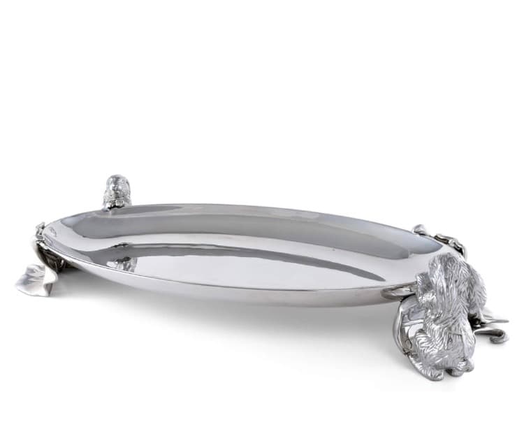 在庫１点　日本未入荷　トレイ　シルバー　インテリア