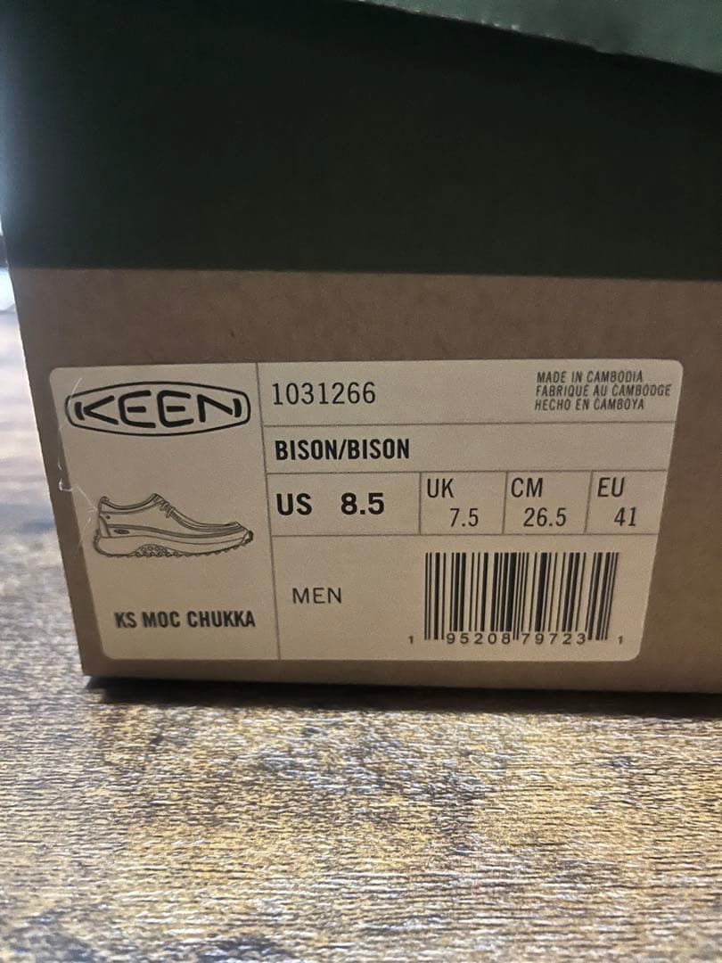 【新品・未使用品】KEEN KS MOC CHUKKA キーン　チャッカ