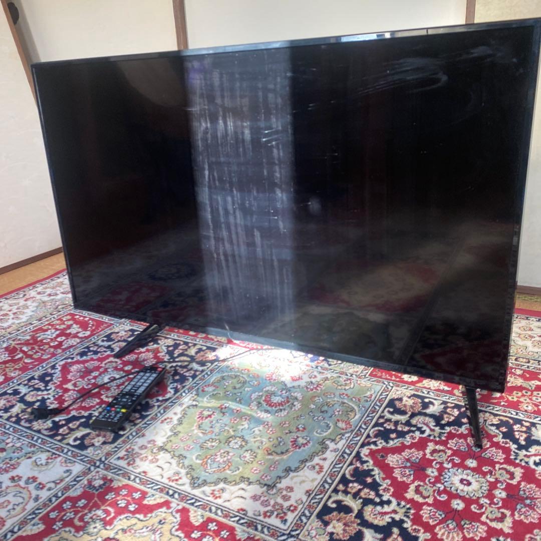 液晶テレビ　43V型　43インチ　4K リモコン付　株式会社ミスターマックス