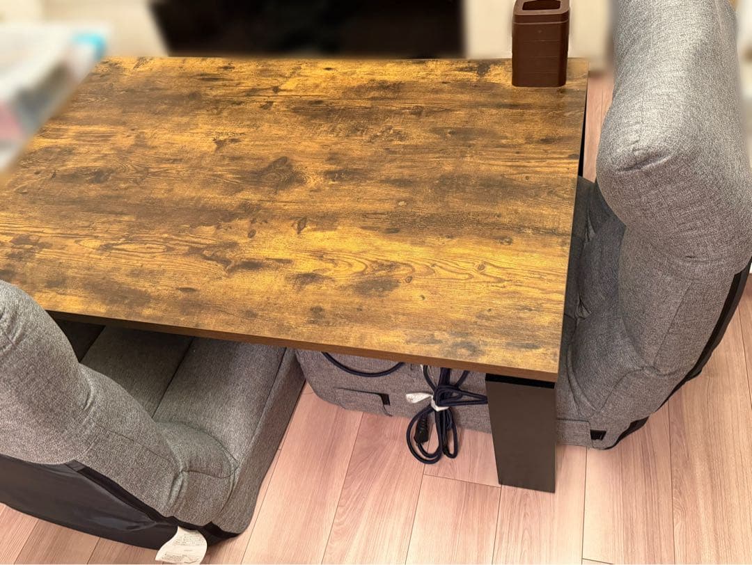 ら*ち様 ニトリ リビングこたつ フロットC ヴィンテージBR