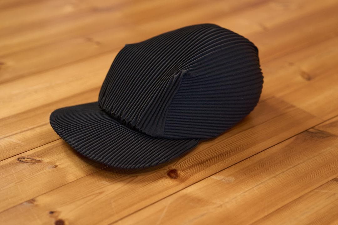 ISSEY MIYAKE プリーツプリーズ キャップ ブラック