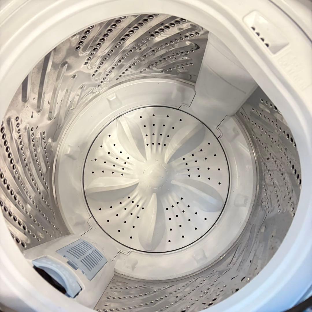 646 ブラックカラー　2025年製洗濯機5.5kg 洗濯槽内極美品2025年製