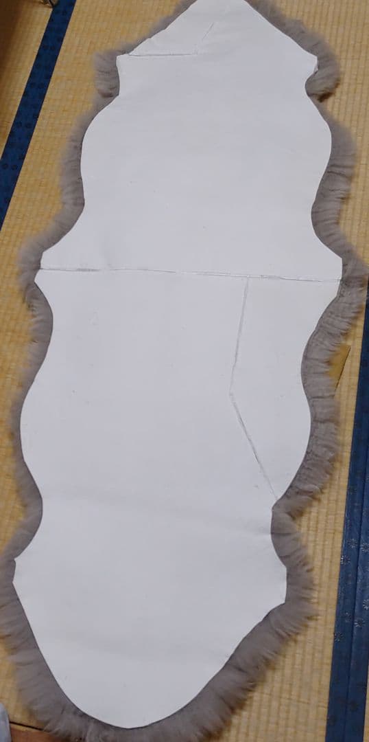 長毛ムートンフリース2匹サイズ ほぼ未使用品