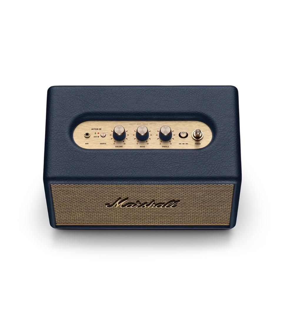 ☆新品未使用☆マーシャル　アクトン3 Marshall ミッドナイトブルー