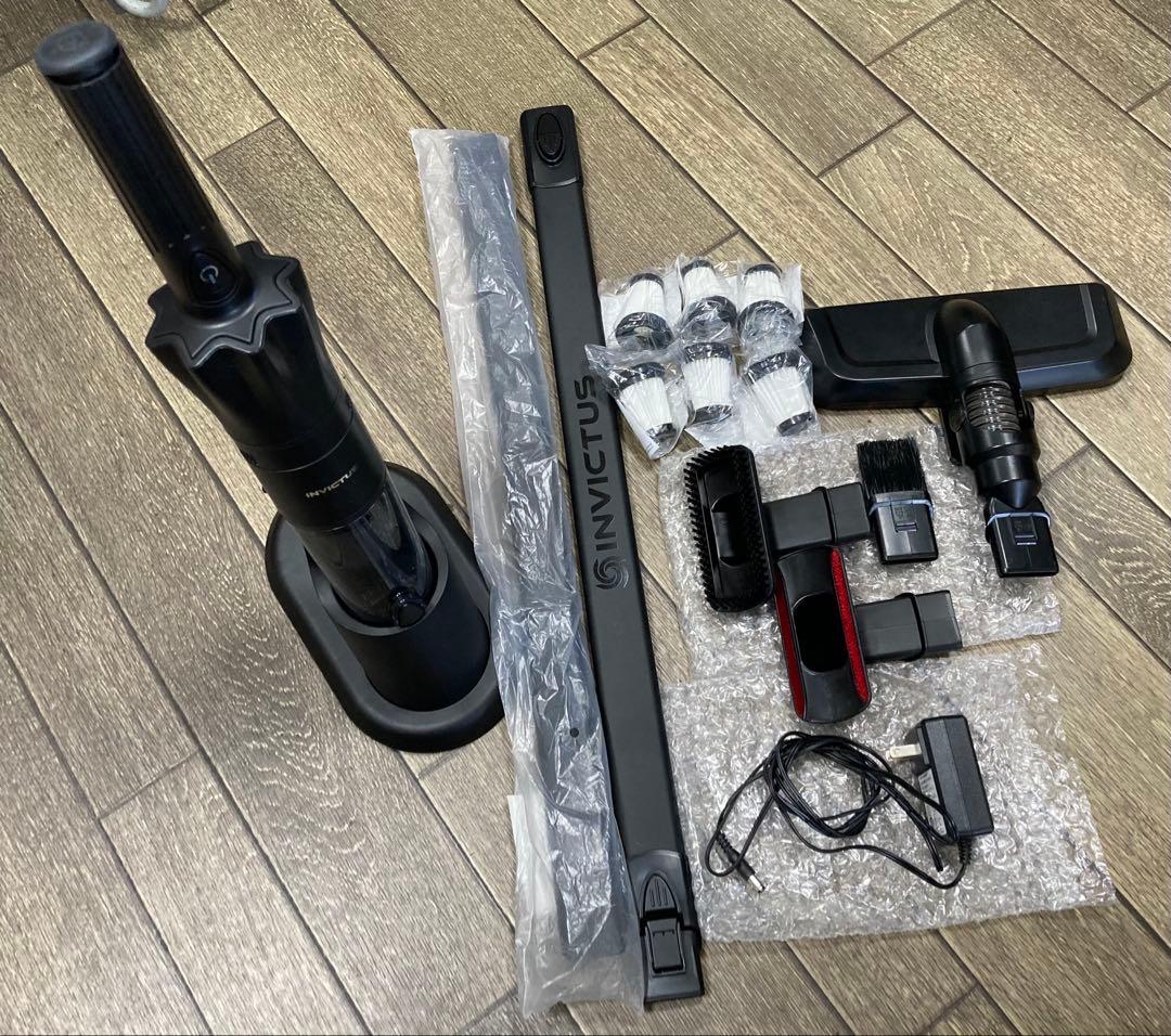 インビクタス ワン　スティッククリーナーフィルター6個付き　ブラック