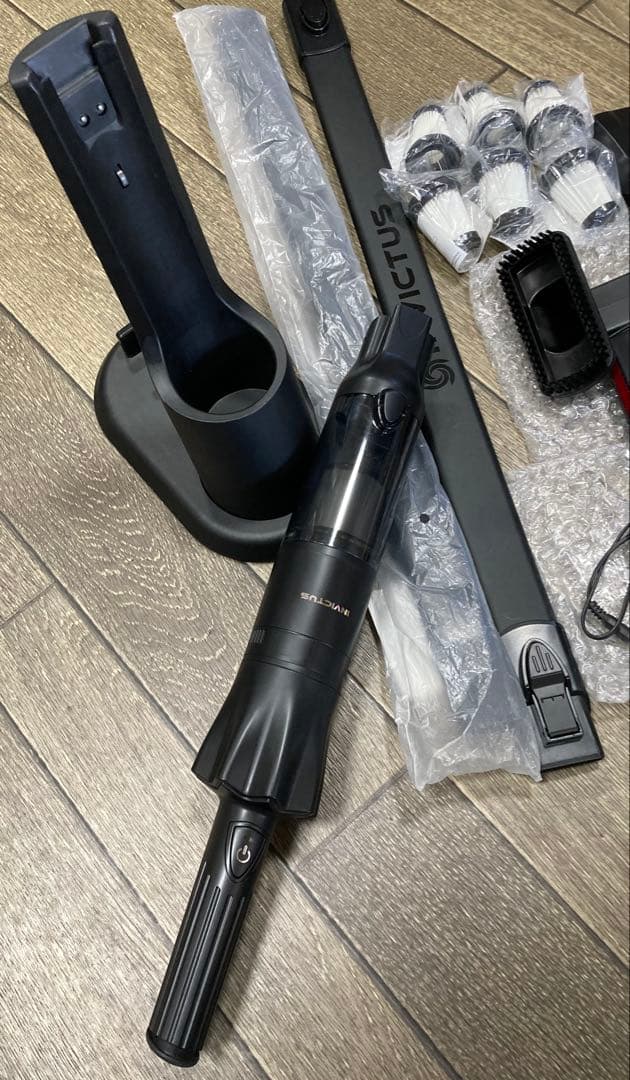 インビクタス ワン　スティッククリーナーフィルター6個付き　ブラック