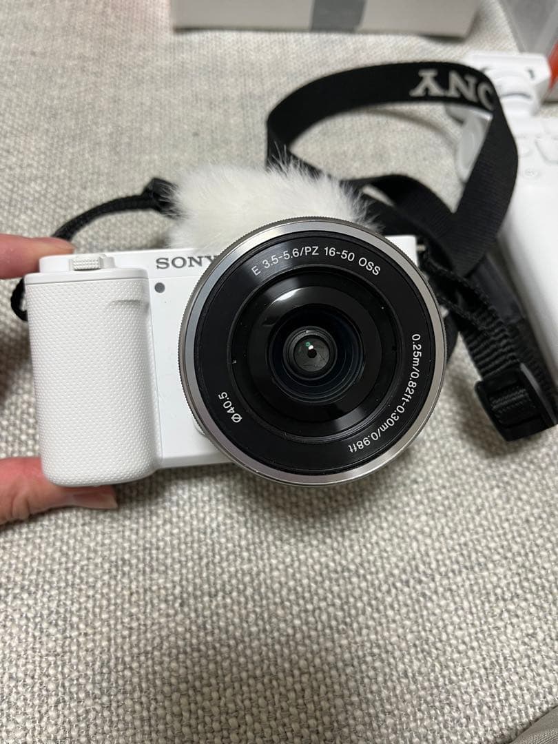 SONY ZV-E10ホワイト GP-VPT2BT 純正シューティンググリップ