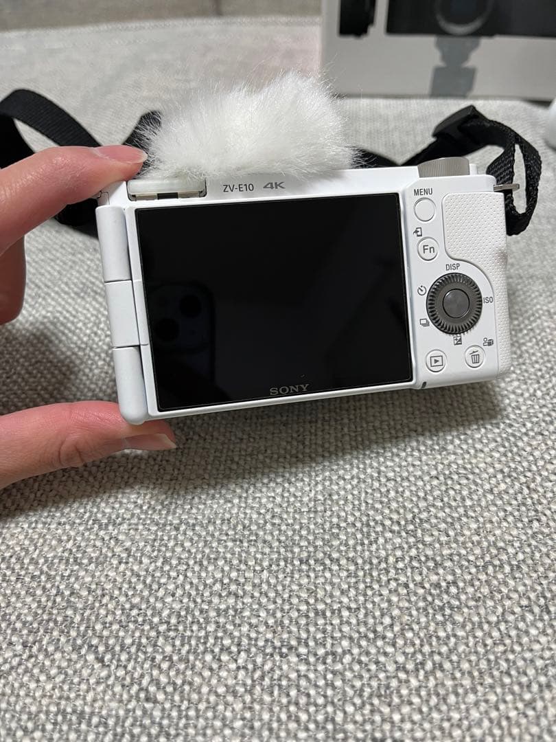 SONY ZV-E10ホワイト GP-VPT2BT 純正シューティンググリップ