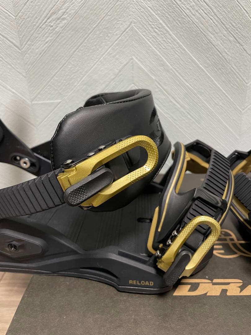 DRAKE RELOAD GT ビンディング M/L ブラック スノーボード