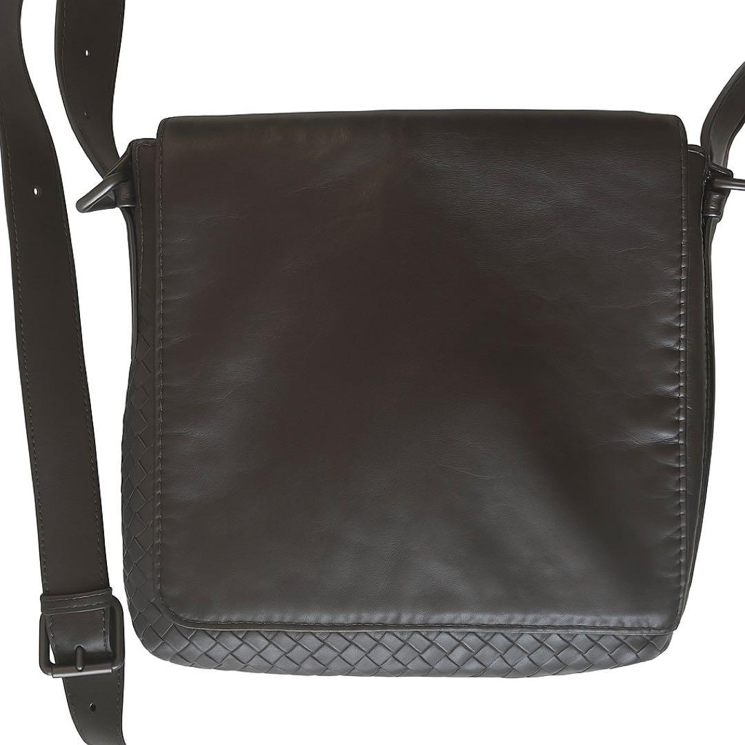 ボッテガヴェネタ イントレチャート ショルダーバッグ ブラウン