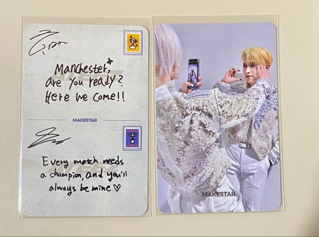 ATEEZ ホンジュン ソンファ MAKESTAR ラキドロ ユニット トレカ