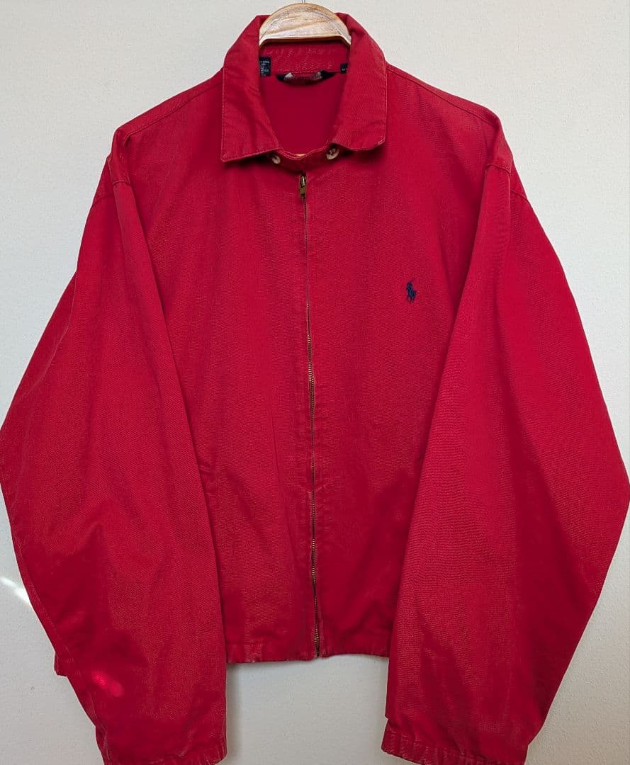 80s POLO by Ralph Lauren スイングトップ ジャケット 赤