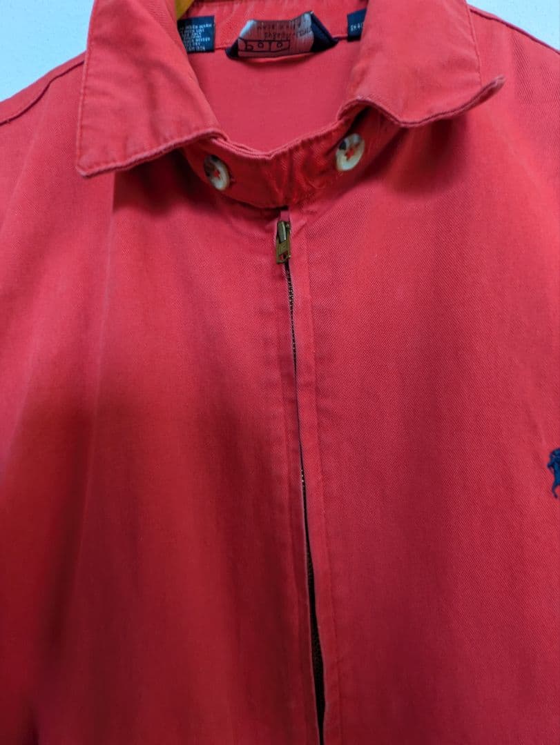 80s POLO by Ralph Lauren スイングトップ ジャケット 赤