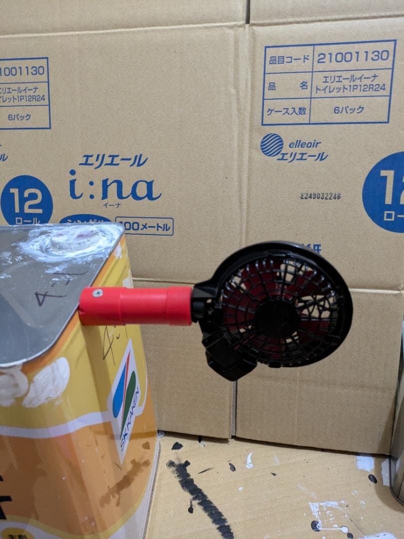 強力ハンディーファン　腰に棚にベビーカーにベルトに　バートルファン使用