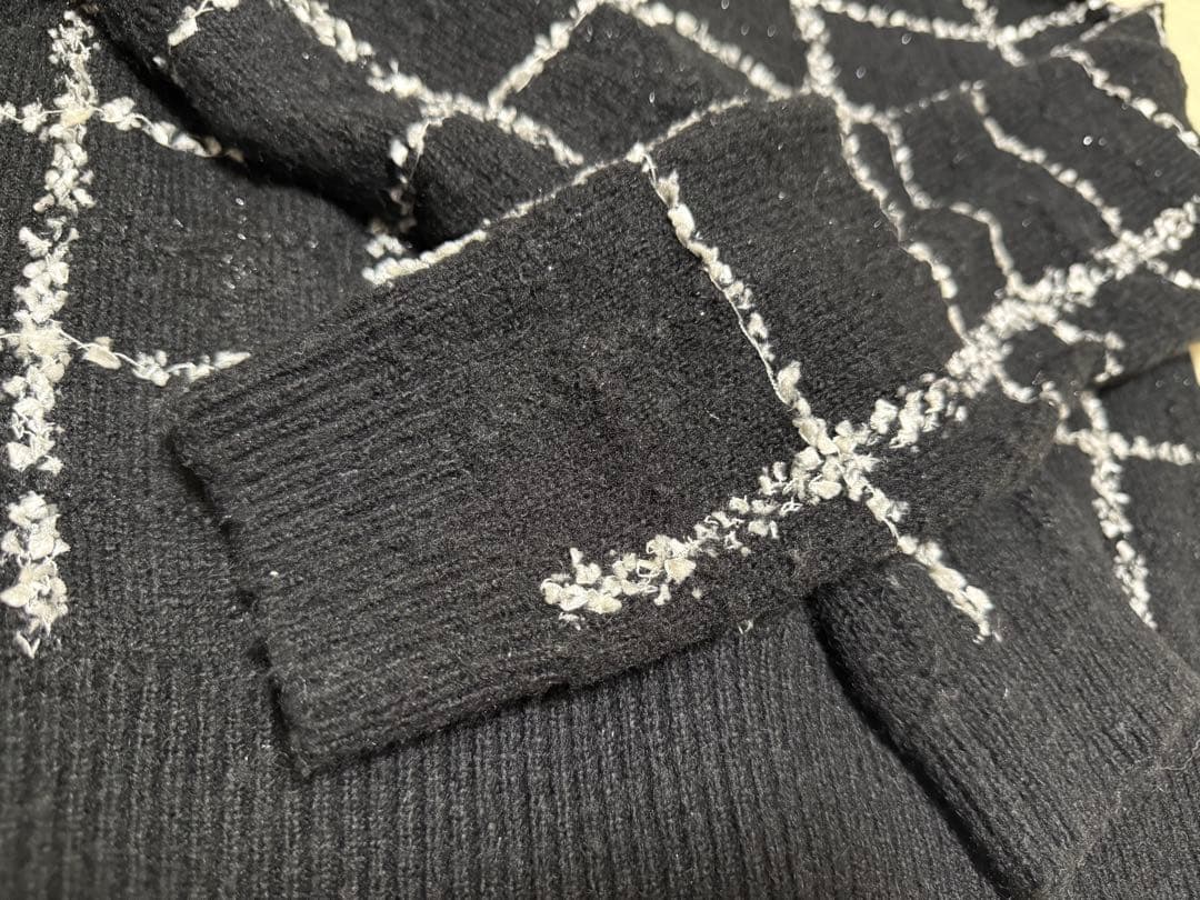 【Her lip to】ほぼ未着用・Bouncy Check Knit