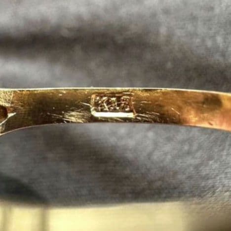 K18 トパーズリング 12号