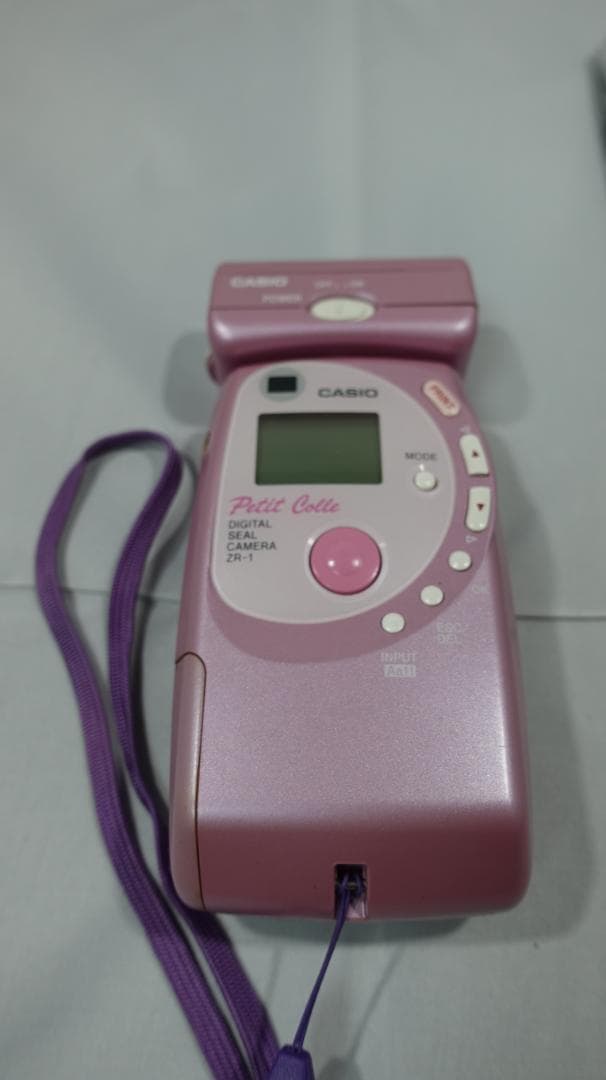 CASIO PetitColle ZR-1カメラ　ピンク
