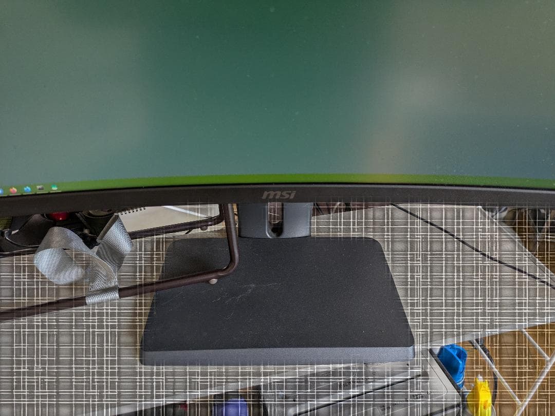 湾曲ディスプレイ MSI Optix MAG341CQ [34インチ] キズあり