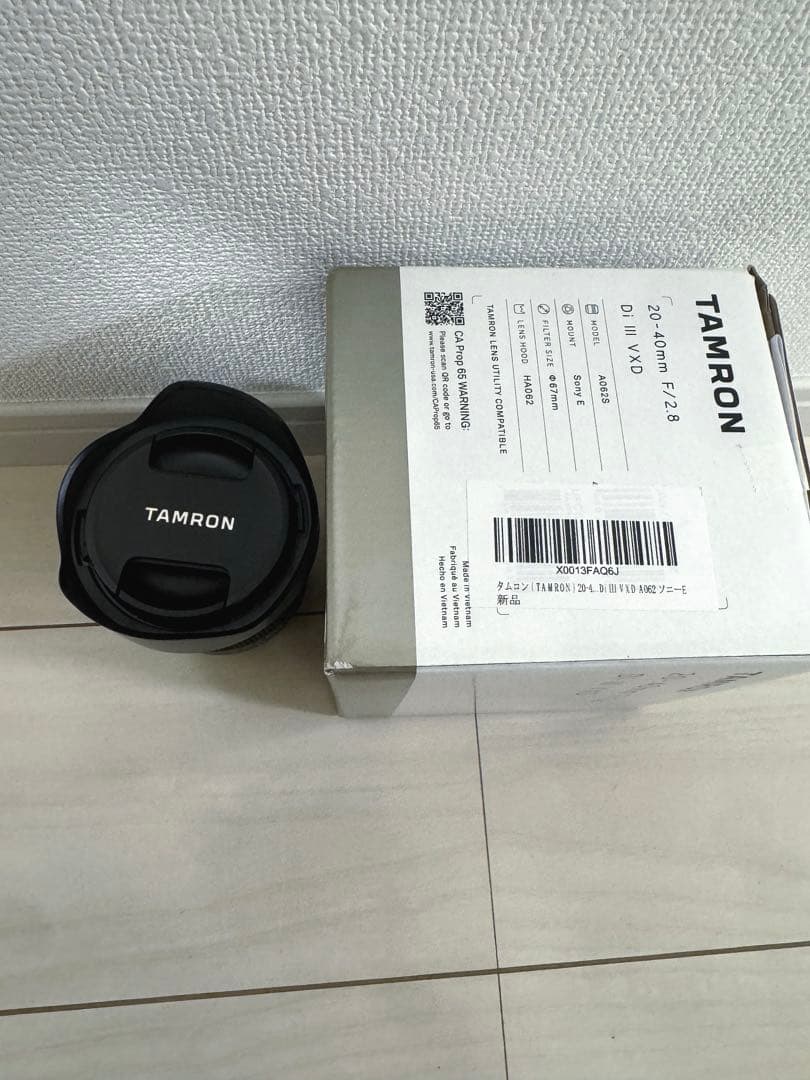 【TAMRON 20-40mm F/2.8 SONY Eマウント】