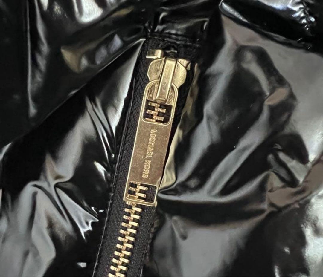 MICHAEL KORS ダウンジャケット　ブラックブラウン　リバーシブル