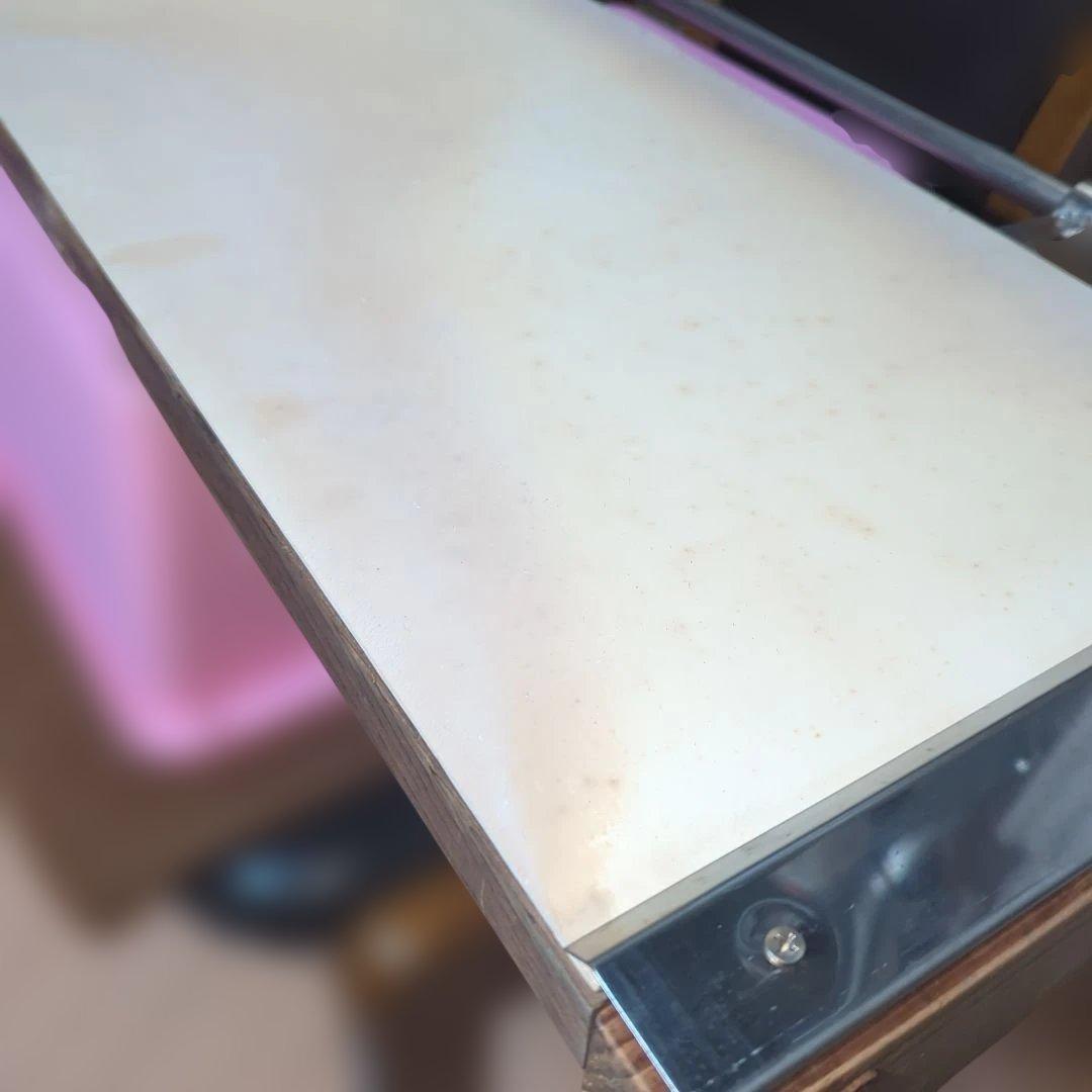 麺切りカッター　麺切り台　完動品　台の下部の横木が１本欠品