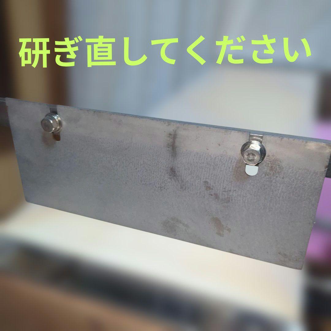 麺切りカッター　麺切り台　完動品　台の下部の横木が１本欠品