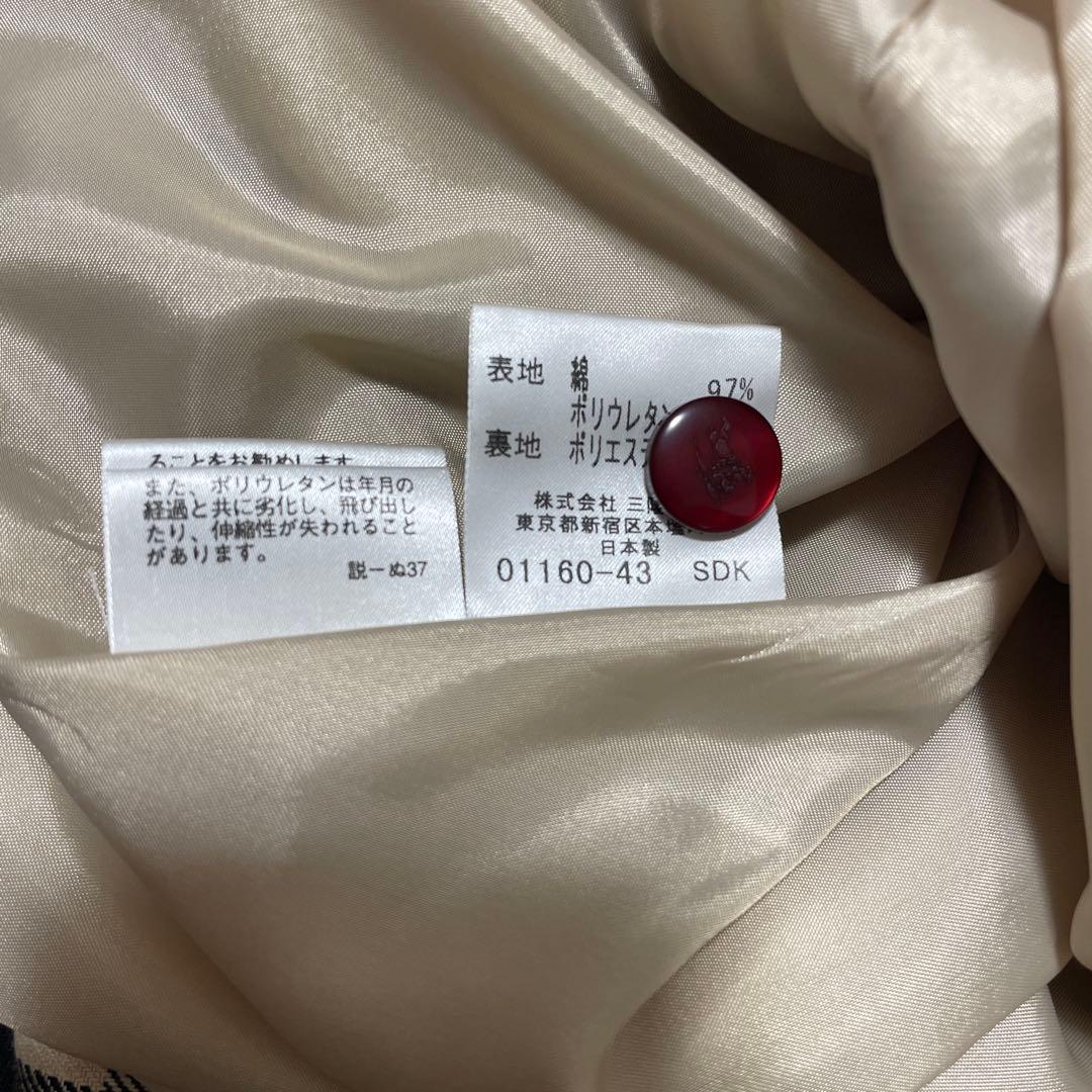 バーバリーブルーレーベル　ノバチェック柄 ノースリーブワンピース 38