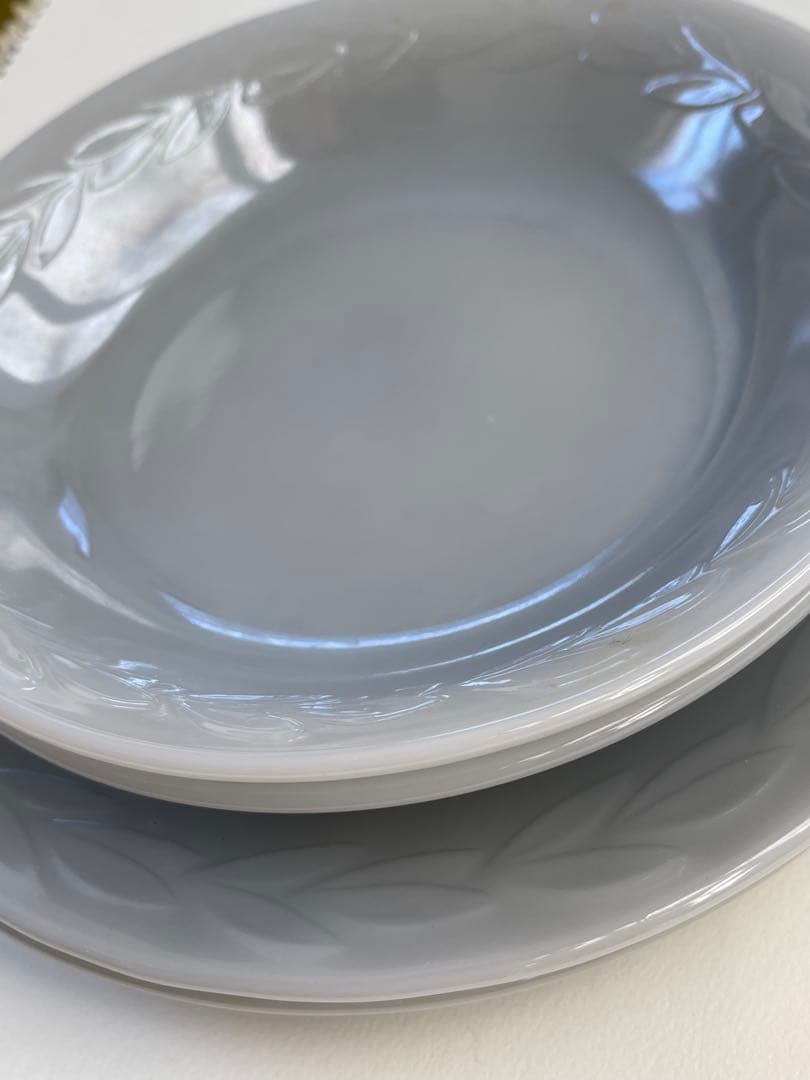 Fire king ファイヤーキングアンティークボウルと中皿2セット(4点）