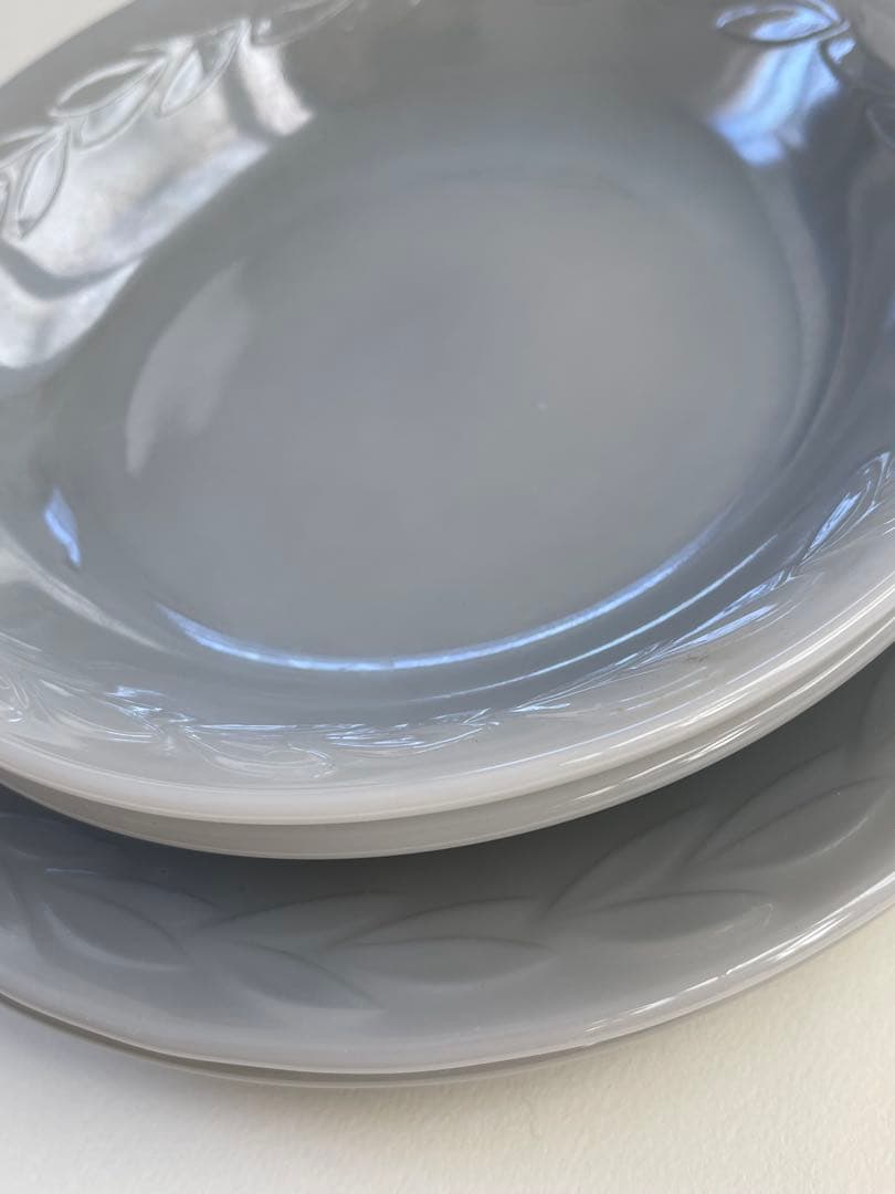 Fire king ファイヤーキングアンティークボウルと中皿2セット(4点）