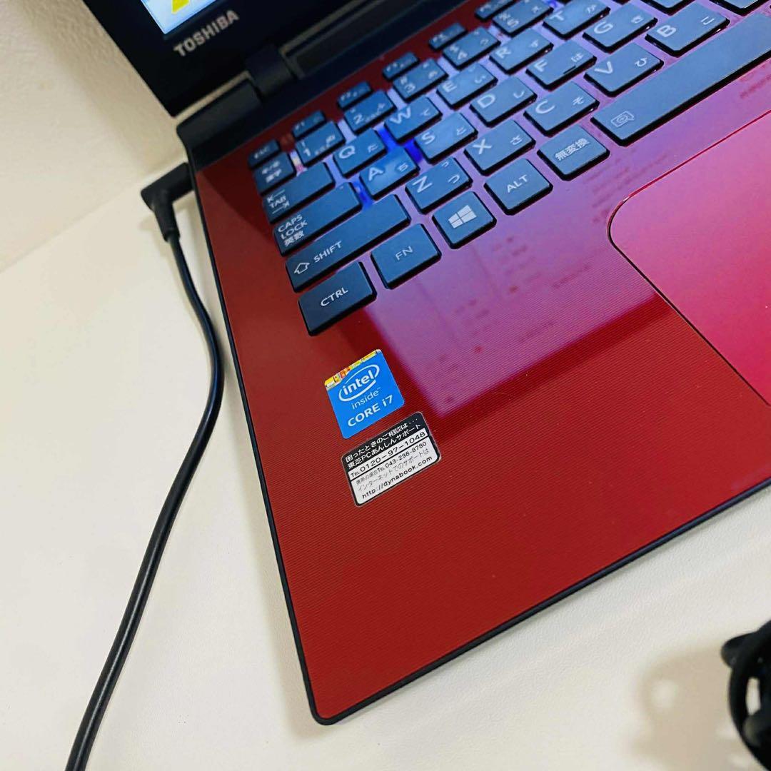 Y12 TOSHIBAノートパソコンi7メモリ8G高速WEBカメラWin11