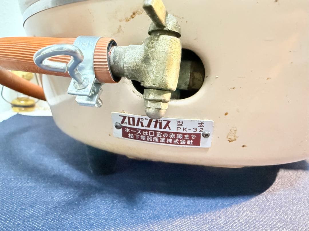 点火確認済 ナショナル ガス自動炊飯器 PK-32 LPガス 昭和レトロ 3L