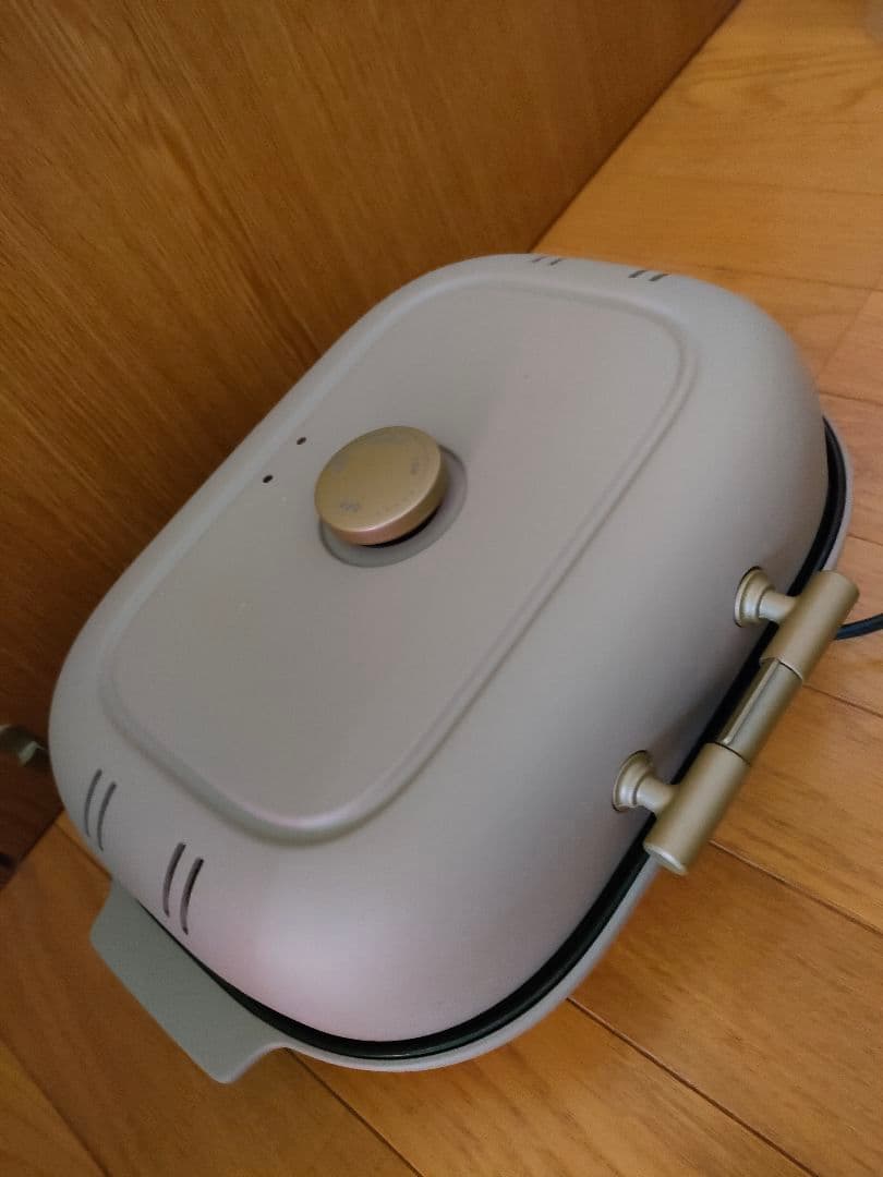 ドウシンシャ焼き芋メーカー、 備長炭入プレート、タイマー付、美品、専用箱、取説付