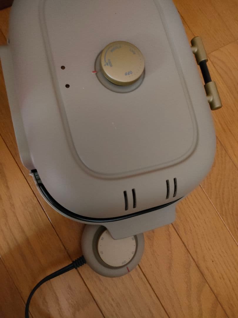 ドウシンシャ焼き芋メーカー、 備長炭入プレート、タイマー付、美品、専用箱、取説付