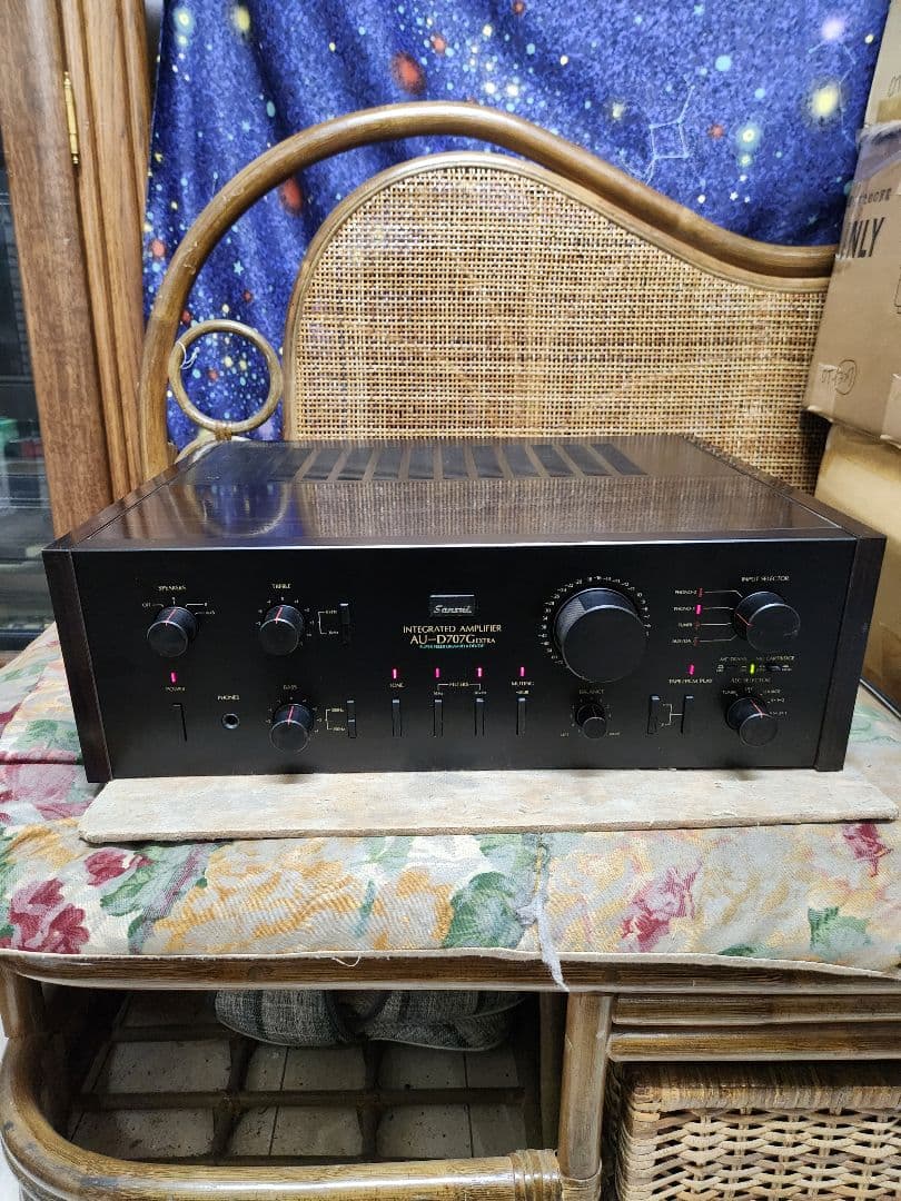 ガブリオレ完動超美品！山水高級プリメインアンプAU-D707G EXTRA