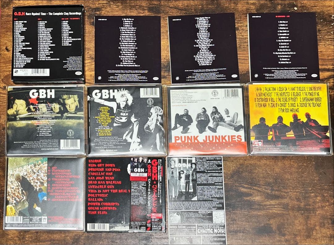 希少廃盤美品！G.B.H GBH CD9枚セット フライヤー付き