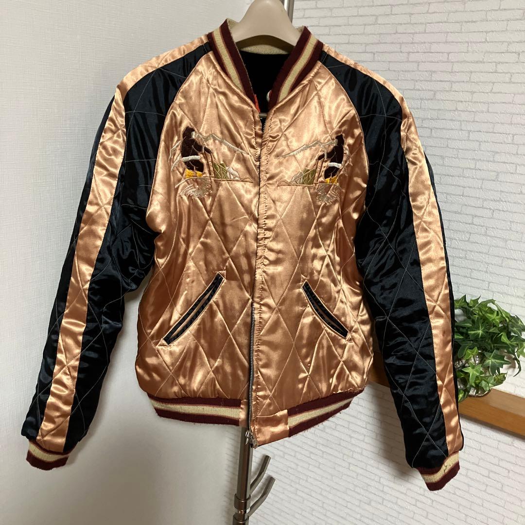 テーラー東洋　スカジャン　アラスカジャン　リバーシブル　別珍　白熊