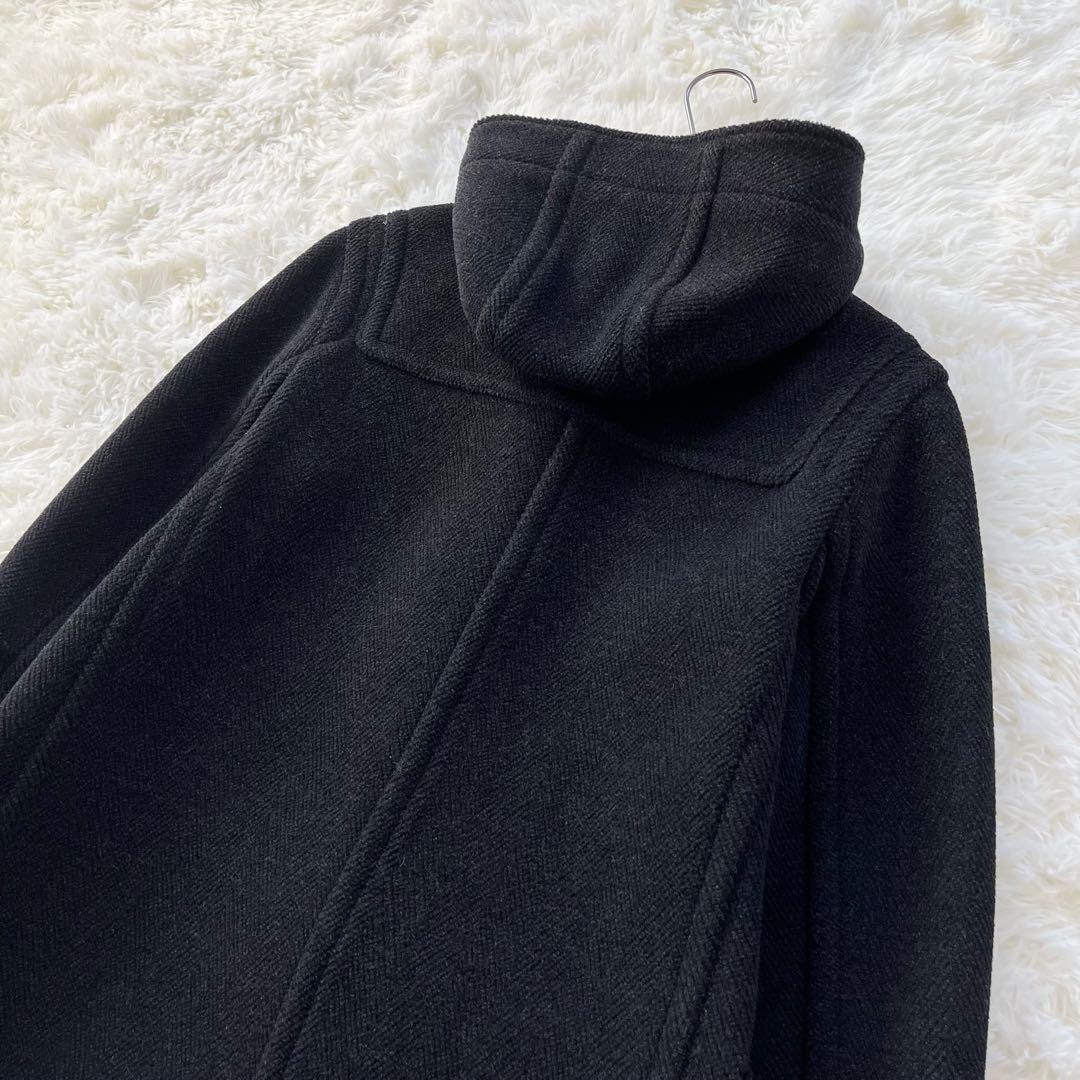 【トゥモローランドコレクション】ダッフルコート ロング フード　チャコールグレー