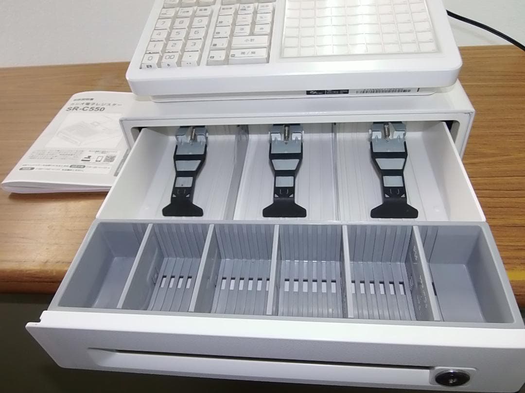設定無料 飲食向 カシオ SR-C550-4S レジスター 250611